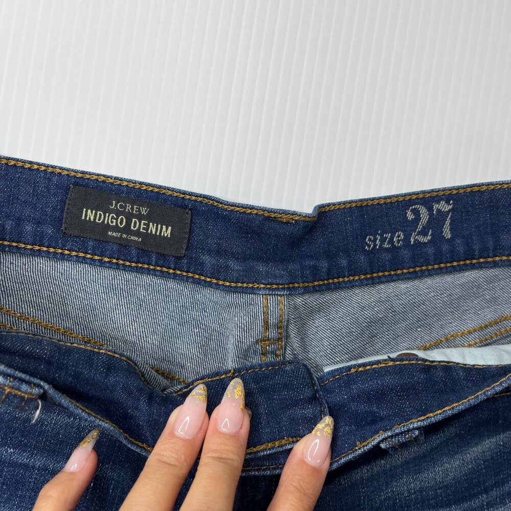 J. Crew Shorts Womens Size 27 Indigo Denim Stretch Blue Summer Casual Beach - Picture 3 of 8